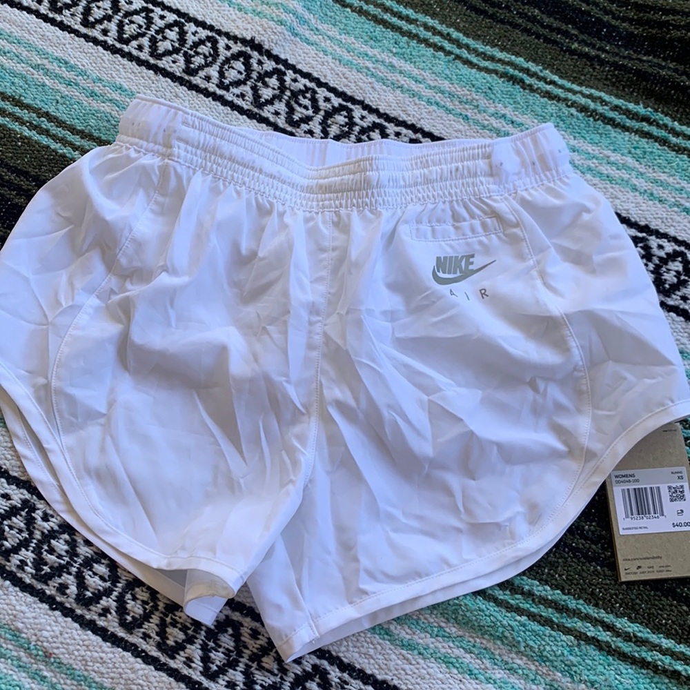 Nike Air Shorts • Running Shorts White athletic Shorts new with tags size xs - Picture 1 of 6